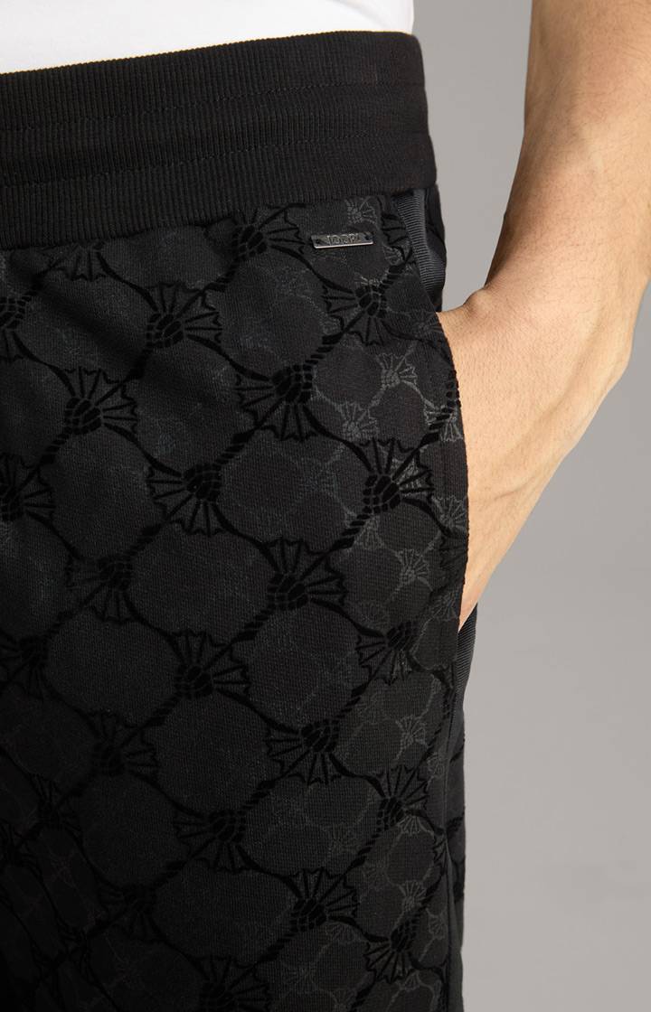 Joop Cornflower-Joggpants Thien in Schwarz gemustert Räumungsverkauf