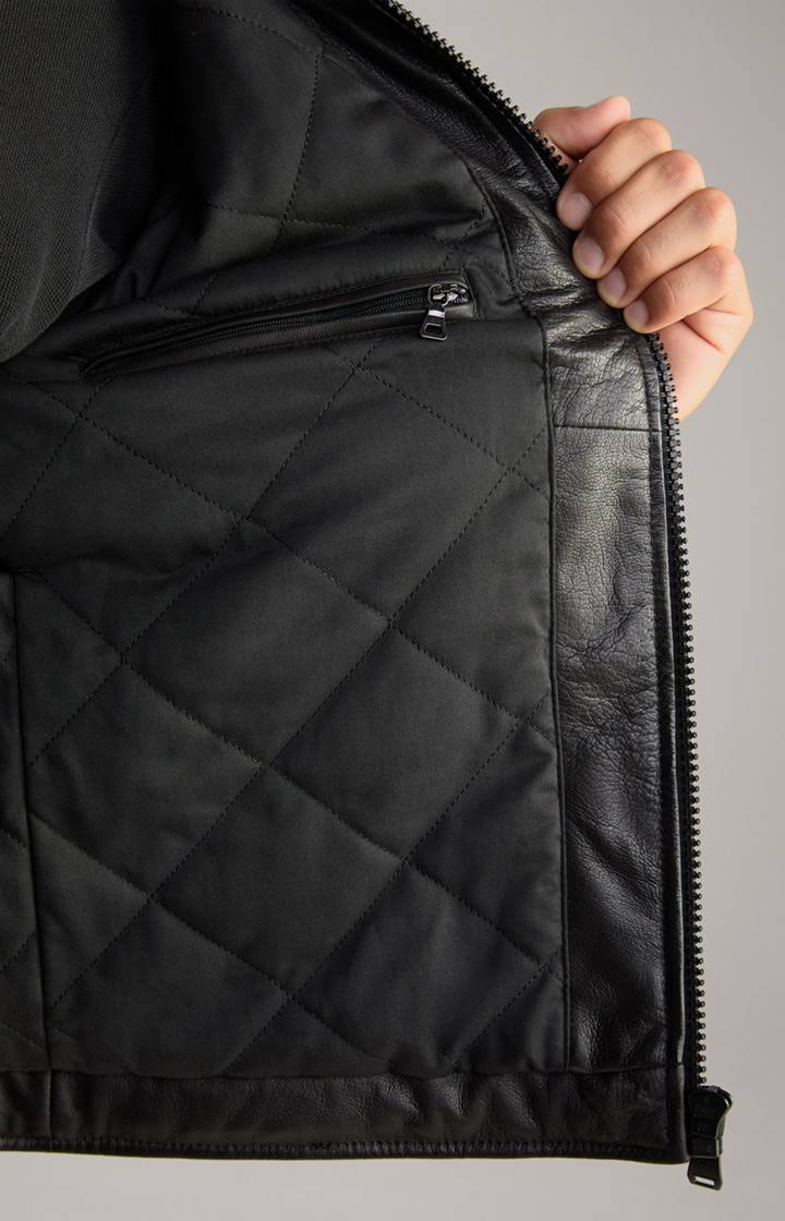 Joop Lederjacke Cleary in Schwarz Riesige Ersparnisse