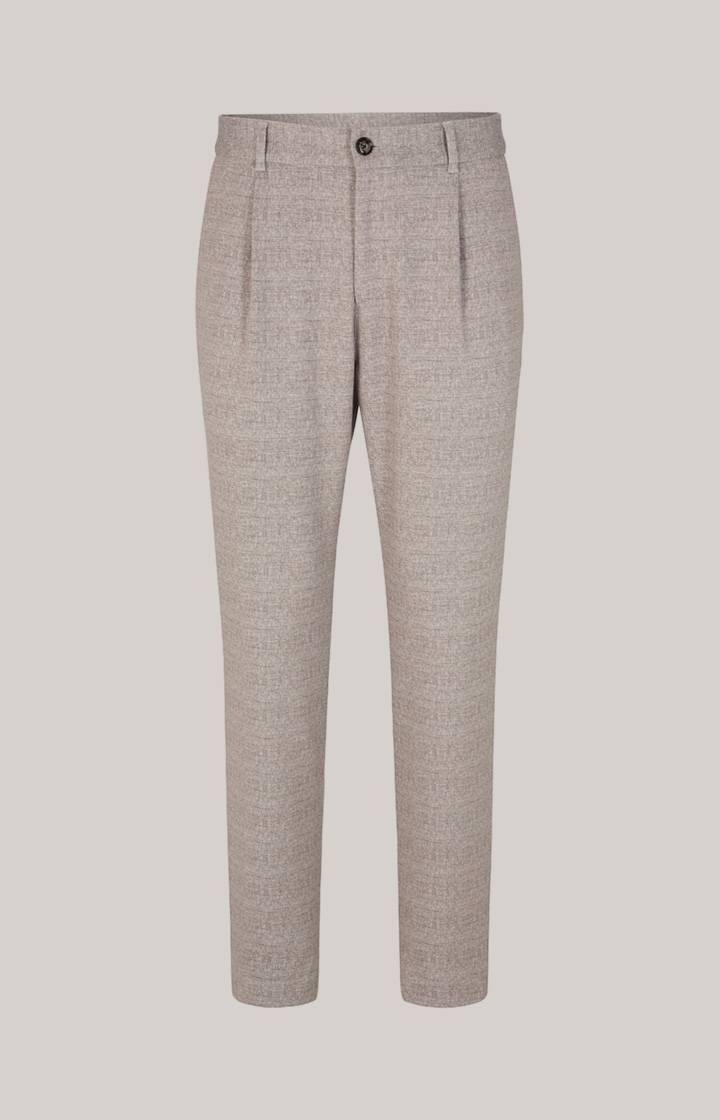 Joop Jerseyhose Lester in Grau kariert Tiefpreis