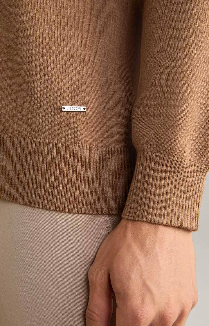 Joop Merinowoll-Pullover Denny in Dunkelbeige Bis zu 60% Rabatt