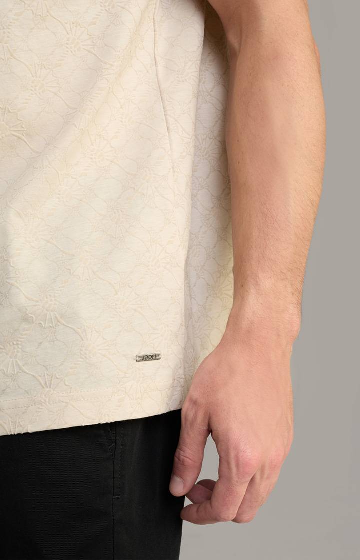 Joop Cornflower T-Shirt Panos in Creme Nur noch ein Tag übrig
