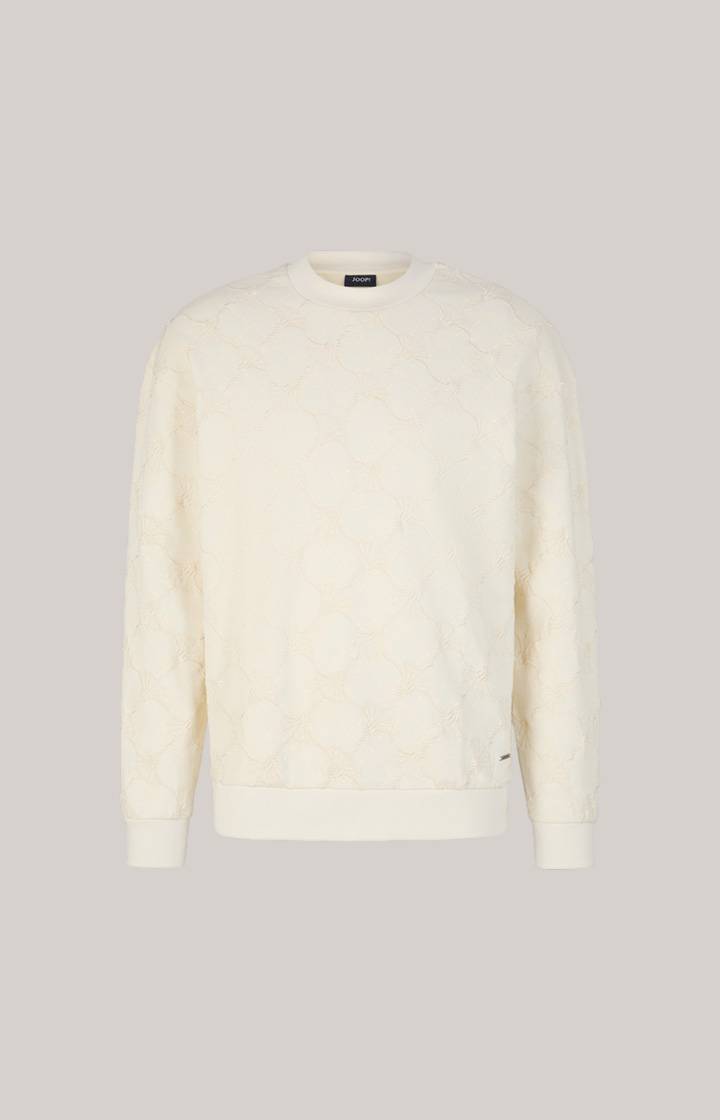 Joop Cornflower-Sweatshirt Cortez in Creme gemustert Kostenloser Versand international