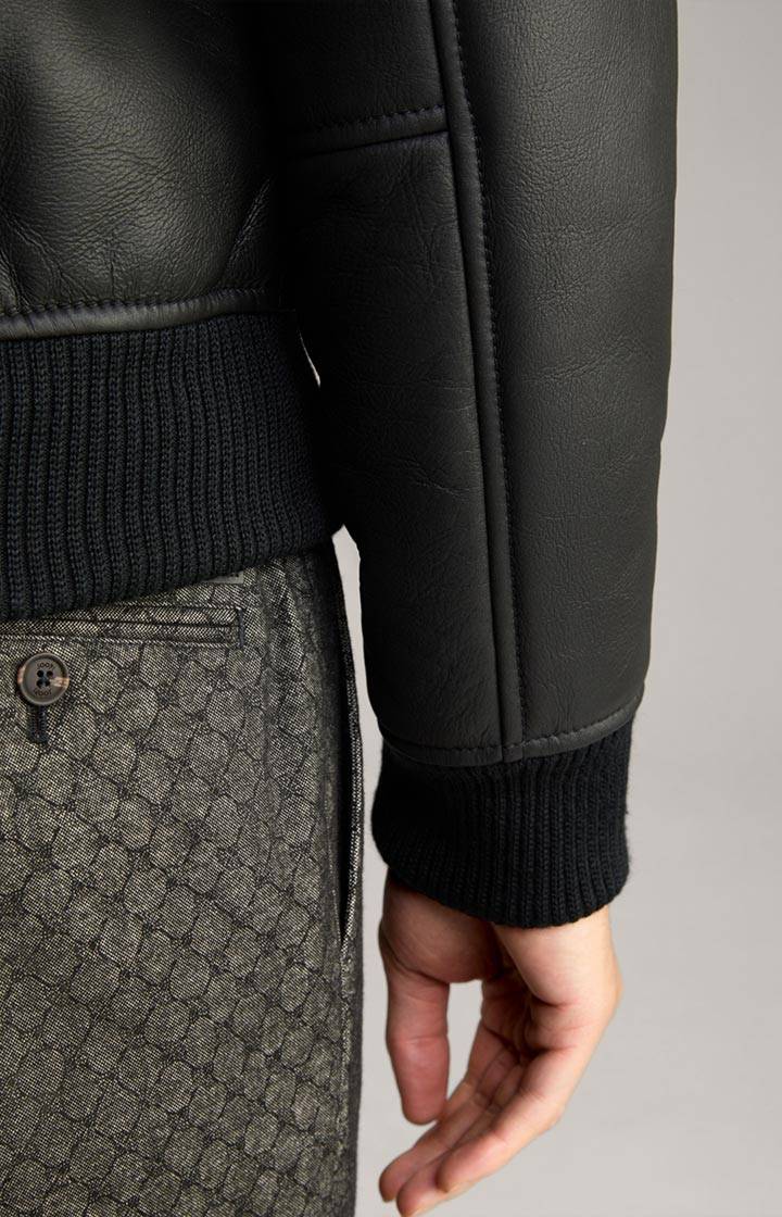 Joop Lederjacke Sonan in schwarz Fabrikladen