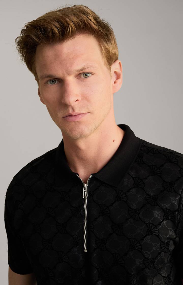 Joop Cornflower-Poloshirt Benito in Schwarz 50% Rabatt für begrenzte Zeit