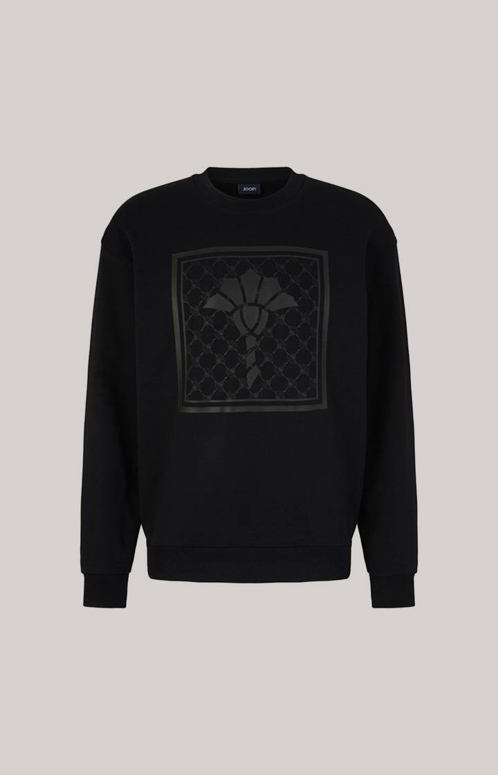 Joop Cornflower-Sweatshirt Cruz in Schwarz Rabatte dieses Monats