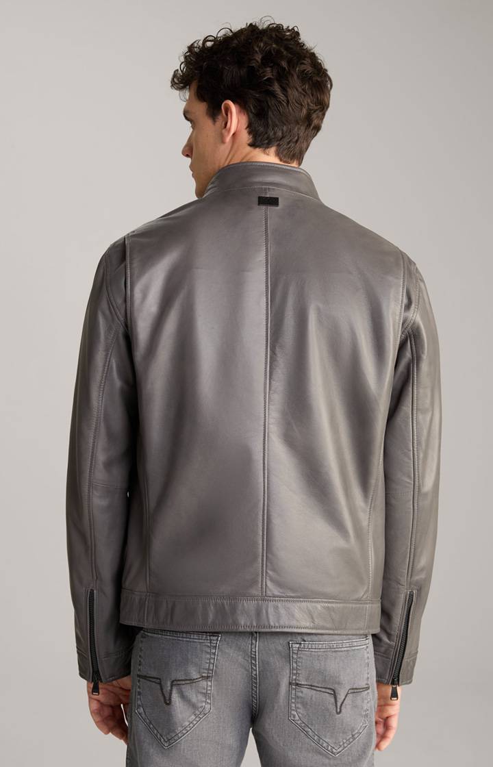 Joop Lederjacke Lif in Grau Fabrikverkauf