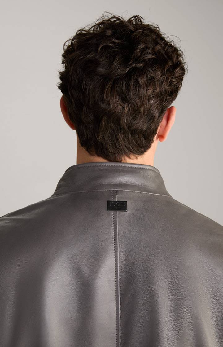 Joop Lederjacke Lif in Grau Fabrikverkauf