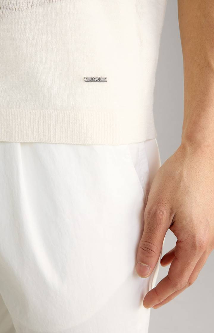 Joop Leinenmix-T-Shirt Maroso in Offwhite Weihnachtsangebot