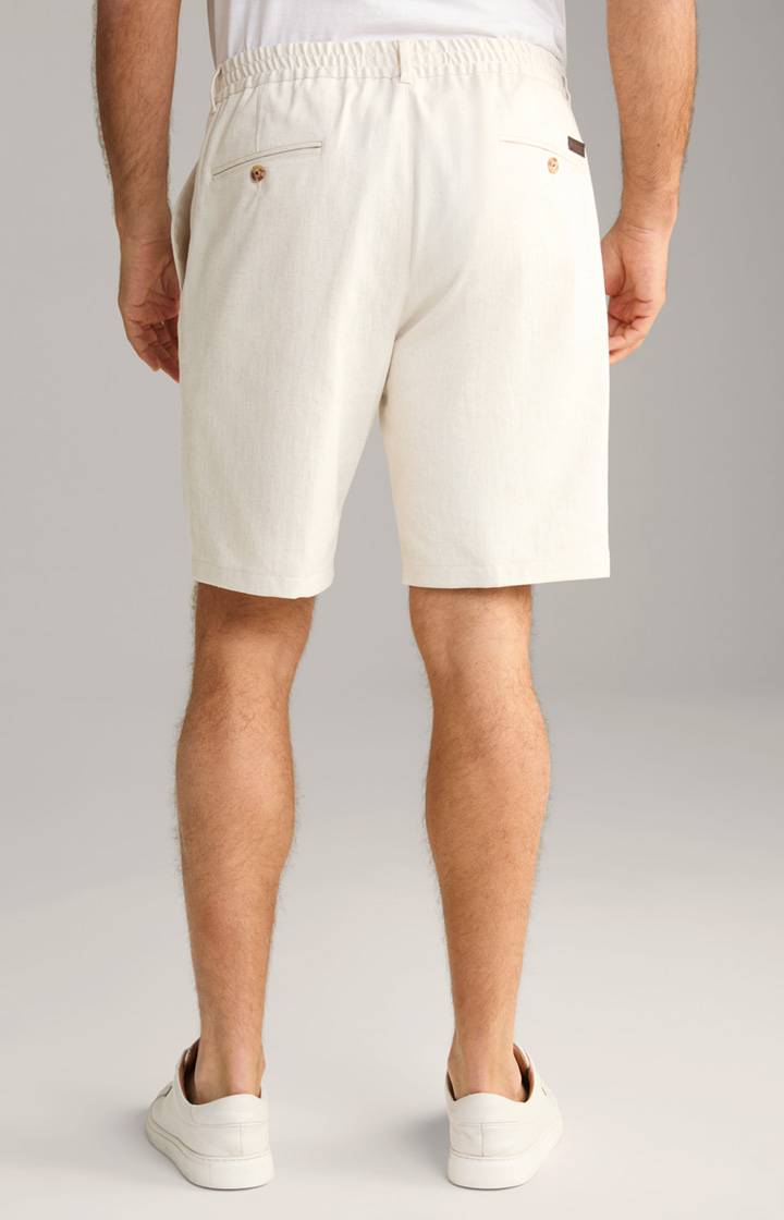Joop Leinenmix-Shorts Dinghy in Offwhite Vatertagsangebot