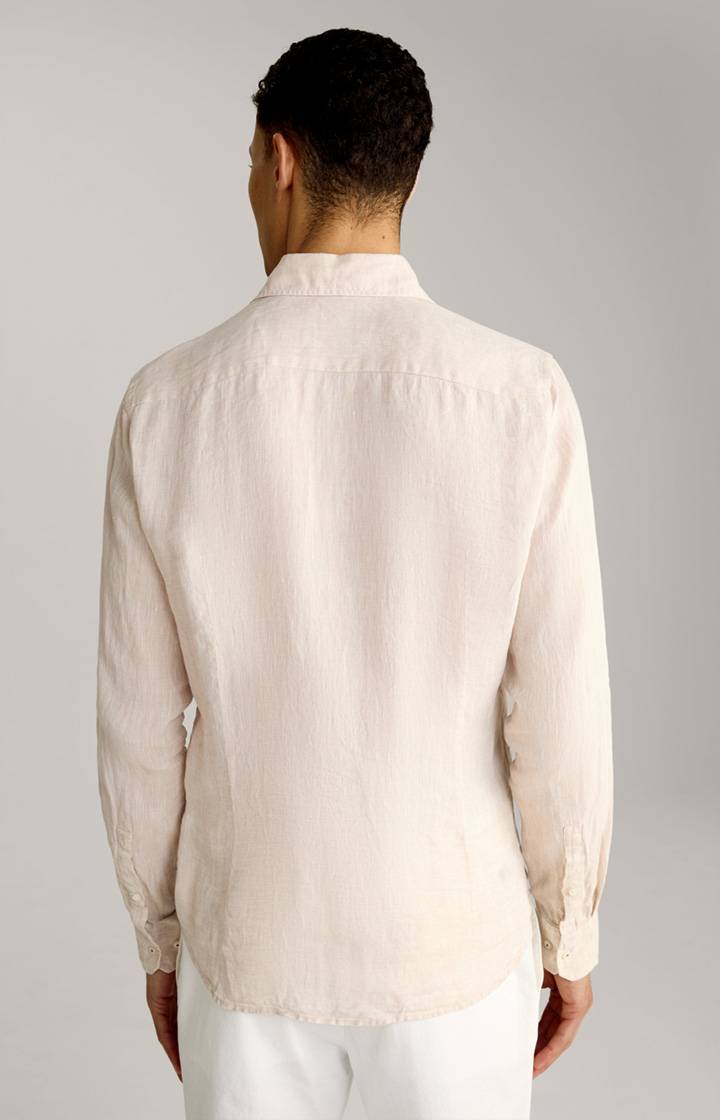 Joop Leinen-Hemd Pai in Beige meliert Jubiläumsangebot
