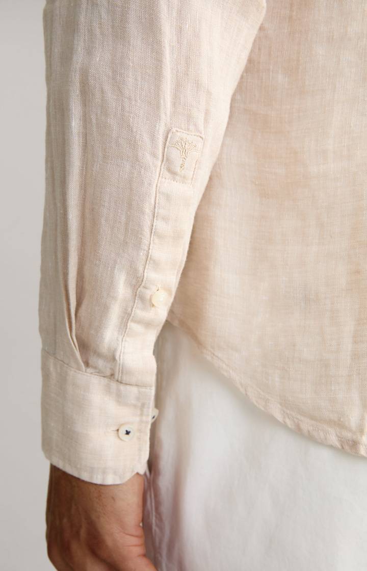 Joop Leinen-Hemd Pai in Beige meliert Jubiläumsangebot