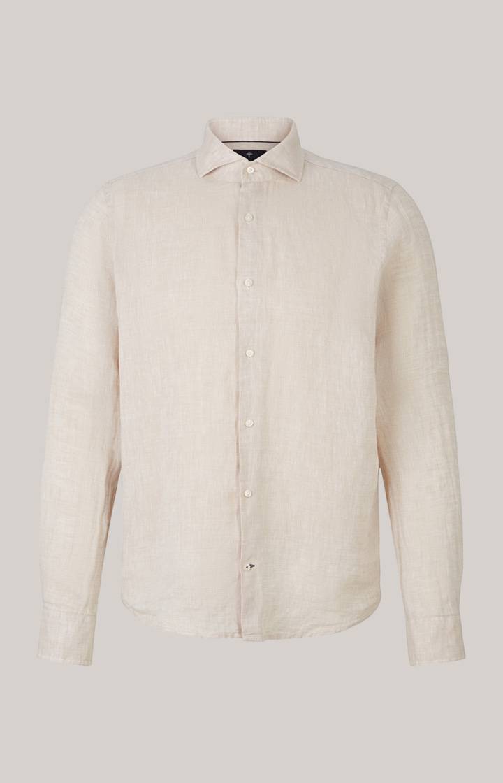 Joop Leinen-Hemd Pai in Beige meliert Jubiläumsangebot