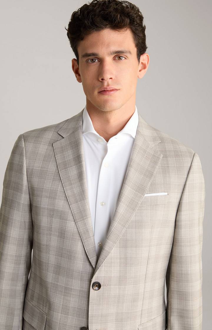 Joop Anzug Herby-Blayr in Beige kariert Online Outlet