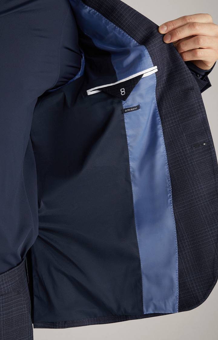Joop Anzug Damon-Gun in Navy kariert Super Sparpreis