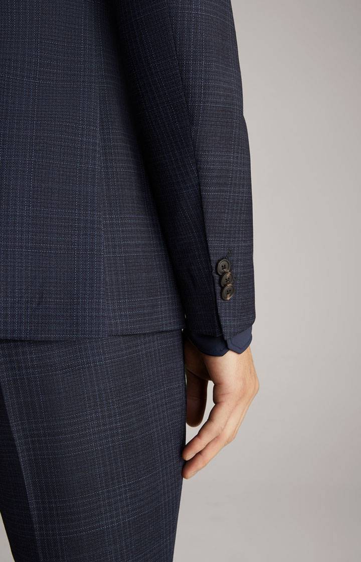 Joop Anzug Damon-Gun in Navy kariert Super Sparpreis