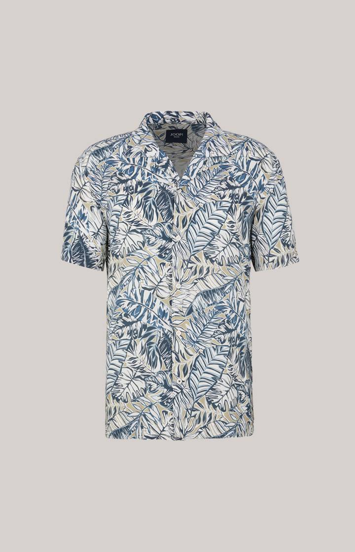 Joop Viskose-Hemd Hanes in Weiß/Blau/Beige Im Verkauf