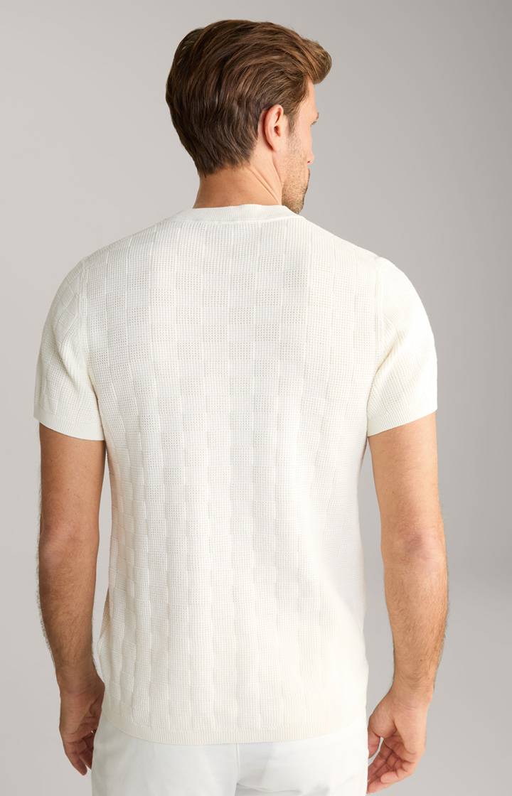 Joop Strick-Shirt Heiri in Creme Flash Sale