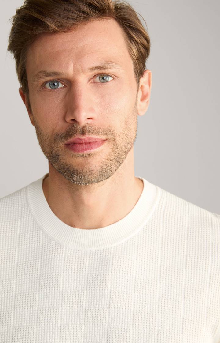 Joop Strick-Shirt Heiri in Creme Flash Sale