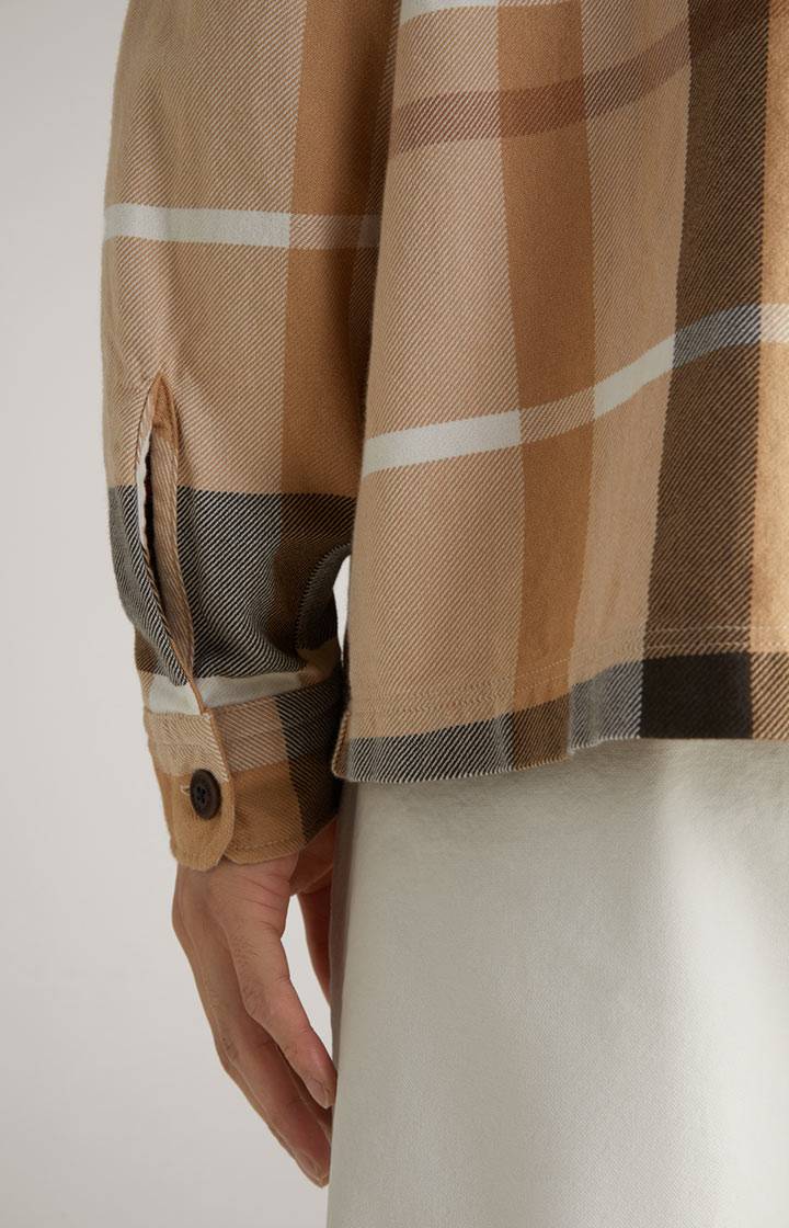 Joop Hemd Harvi in Beige kariert Online Shopping