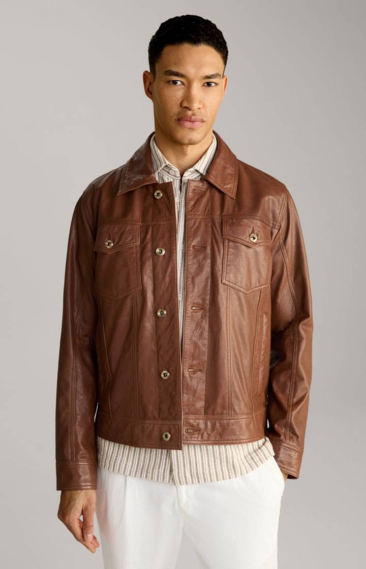 Joop Lederjacke Jean in Braun Preisnachlass