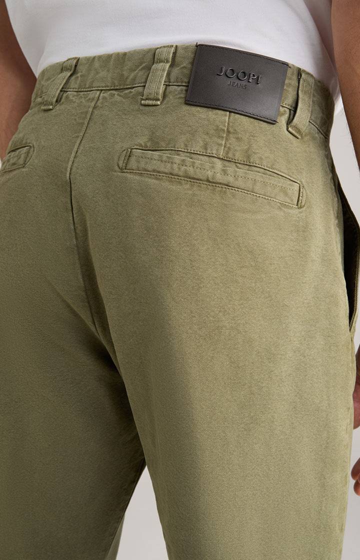 Joop Baumwoll-Chino Len in Oliv Lagerräumung