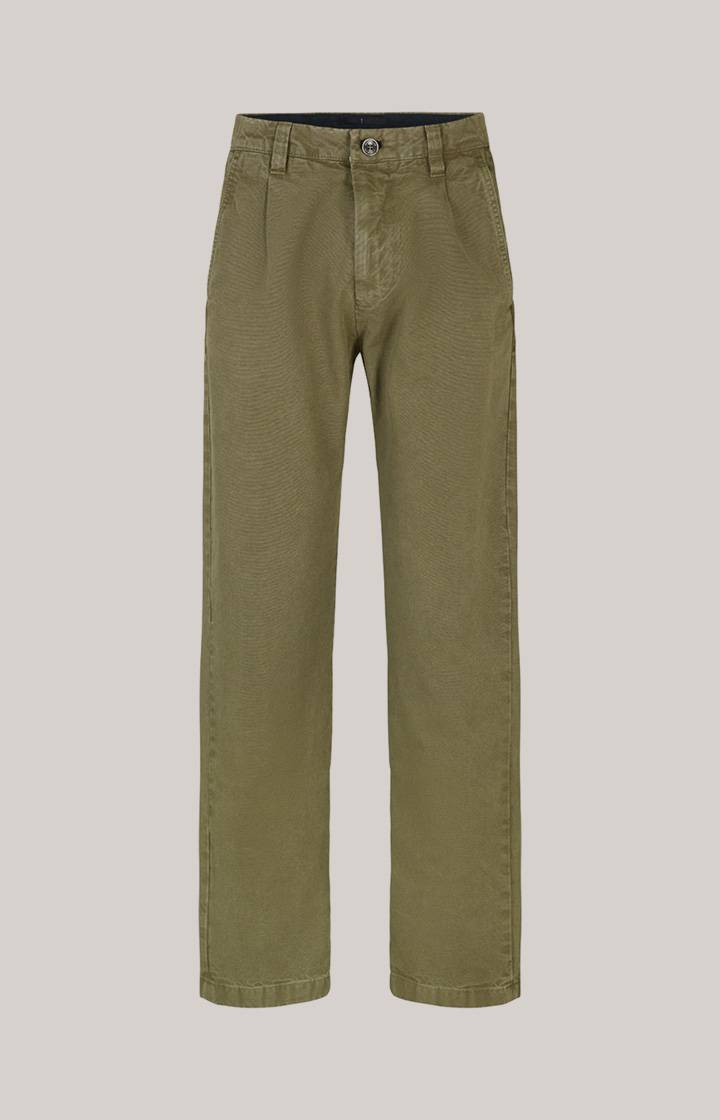 Joop Baumwoll-Chino Len in Oliv Lagerräumung