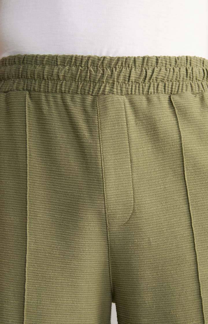 Joop Baumwoll-Shorts Damiano in Oliv strukturiert Große Rabatte
