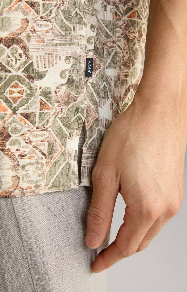 Joop Viskose-Hemd Hanes in Beige gemustert Tägliche Deals