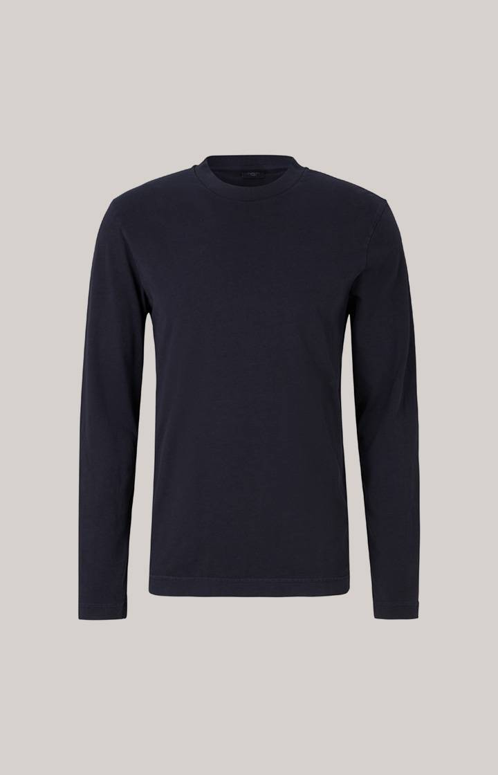 Joop Baumwoll-Langarmshirt Carlito in Navy Letzter Tag