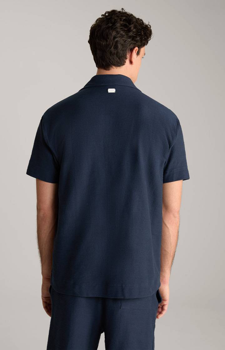 Joop Hemd Damian in Navy strukturiert Zeitbegrenzte Promotion
