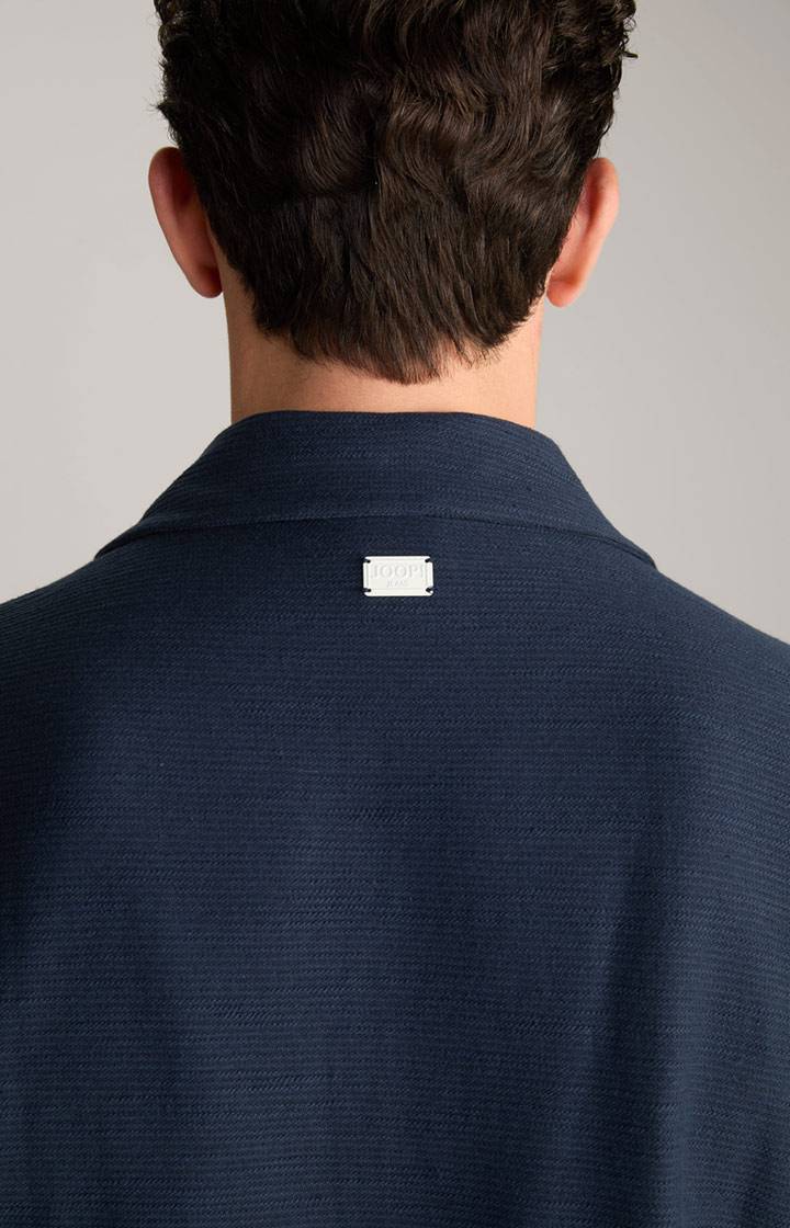 Joop Hemd Damian in Navy strukturiert Zeitbegrenzte Promotion
