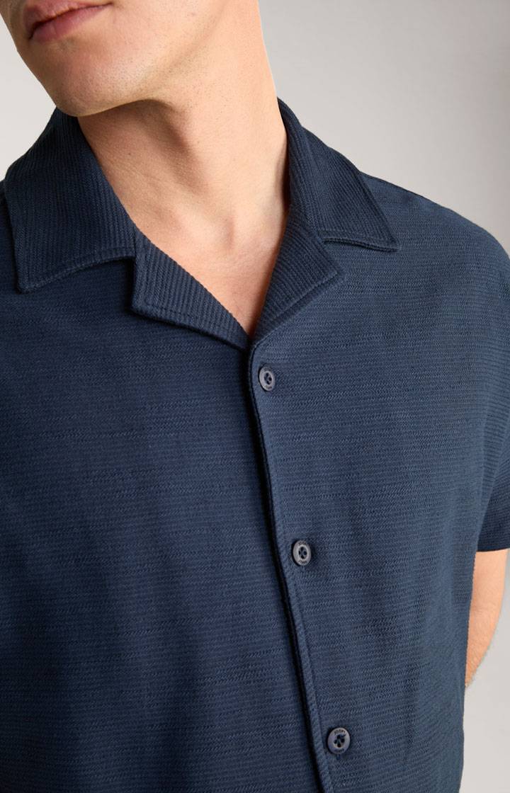 Joop Hemd Damian in Navy strukturiert Zeitbegrenzte Promotion