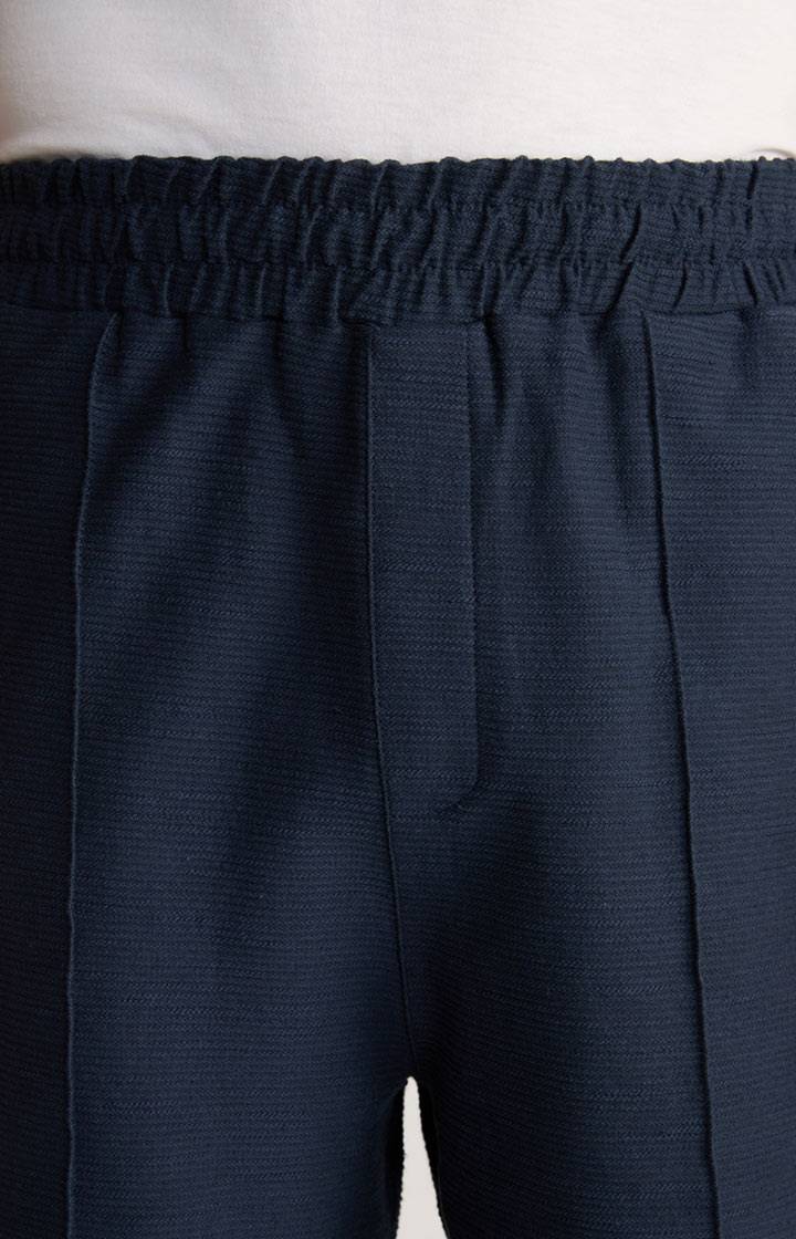 Joop Baumwoll-Shorts Damiano in Navy strukturiert Bis zu 50% Rabatt