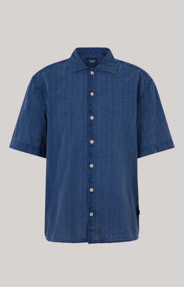 Joop Hemd Hanno in Denim Blau Speichern exportieren