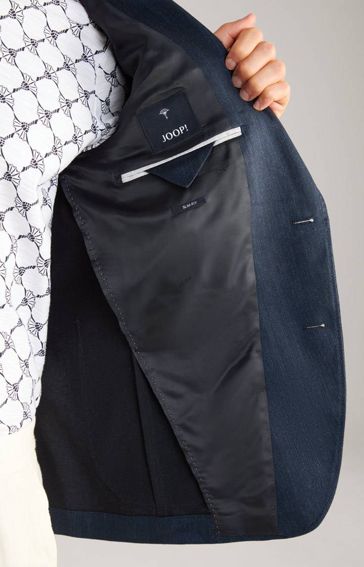 Joop Leinenmix-Sakko Heathrow in Denim Blue Im Verkauf