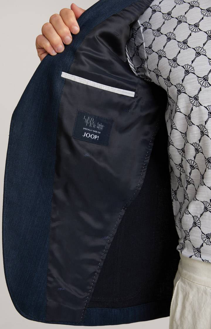 Joop Leinenmix-Sakko Heathrow in Denim Blue Im Verkauf