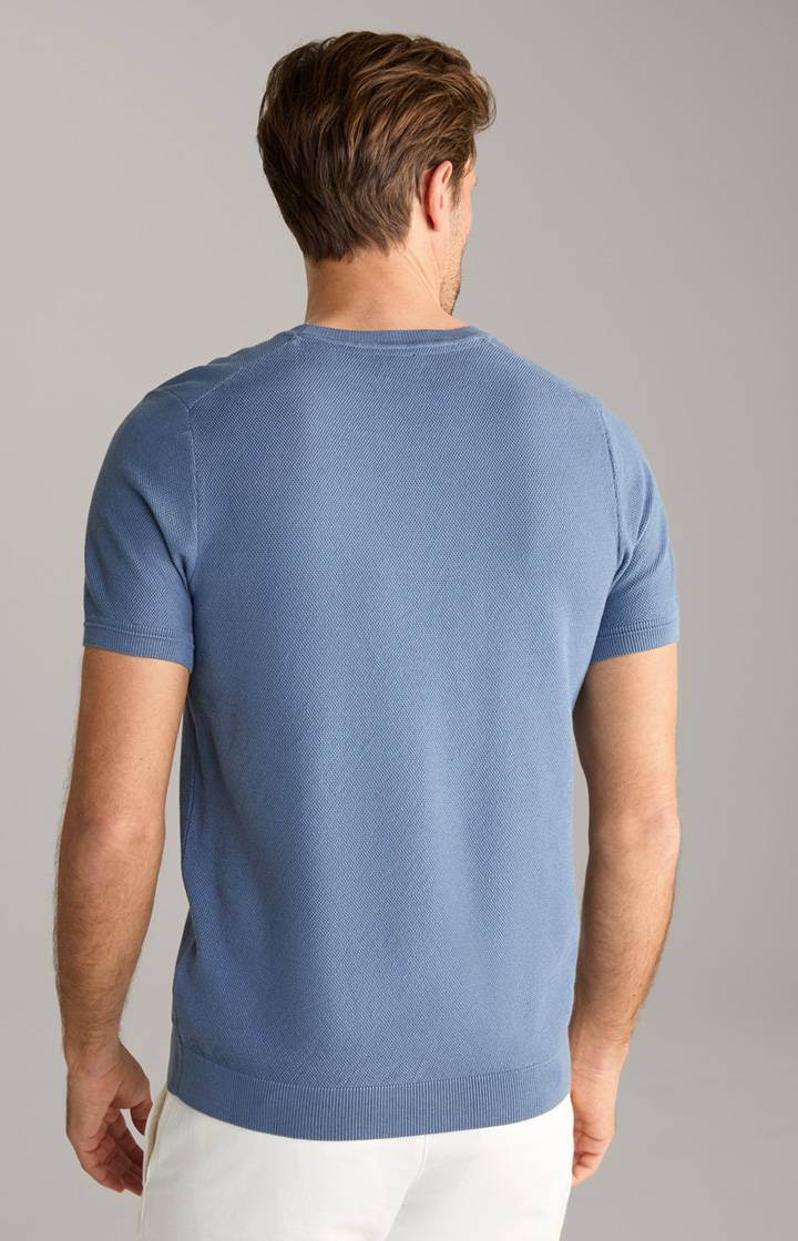 Joop Strick-Shirt Valdrio in Blau Angebote