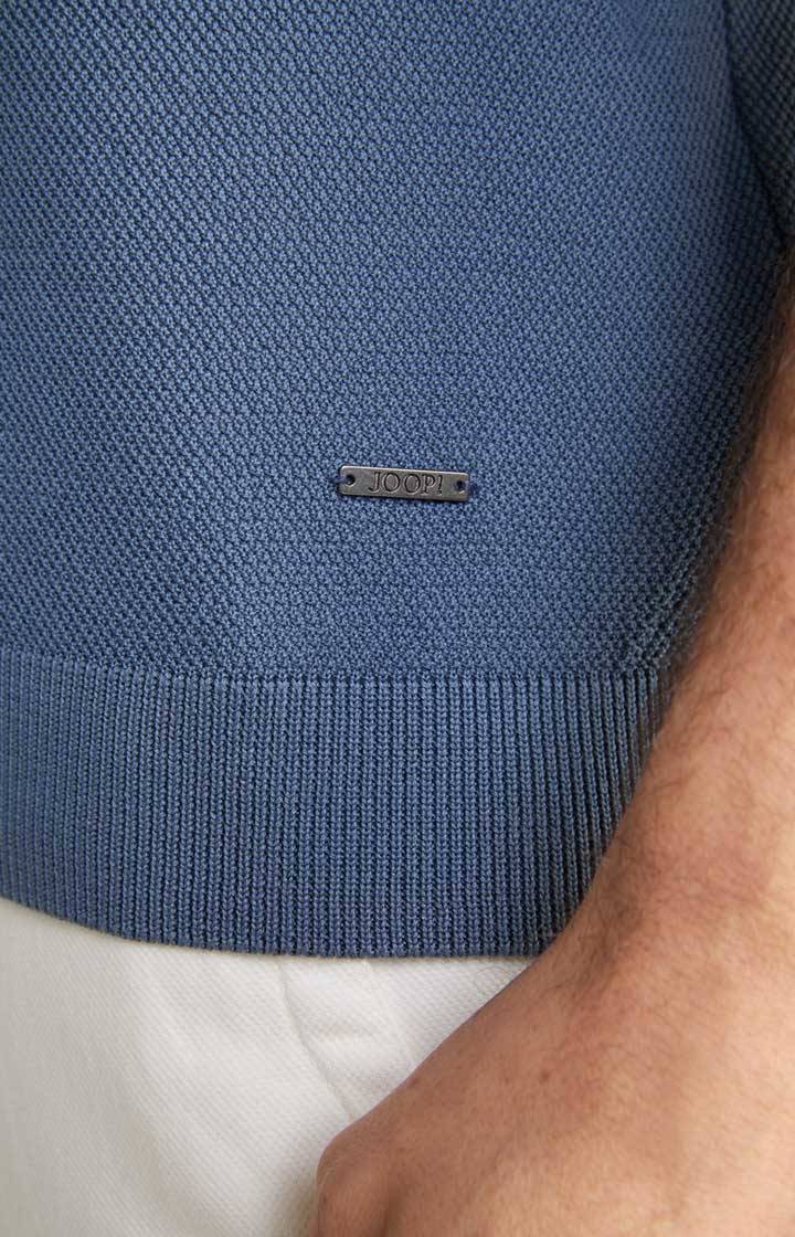 Joop Strick-Shirt Valdrio in Blau Angebote