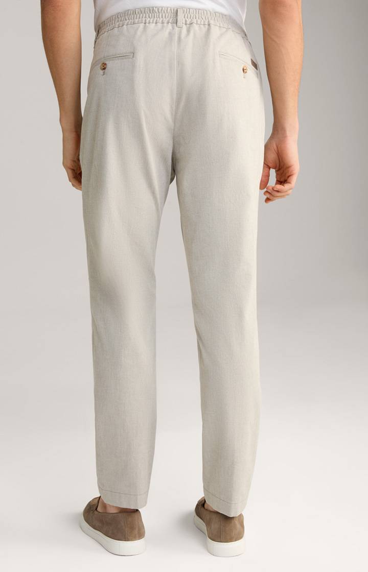 Joop Bundfaltenhose Lester in Beige Fabrikverkauf