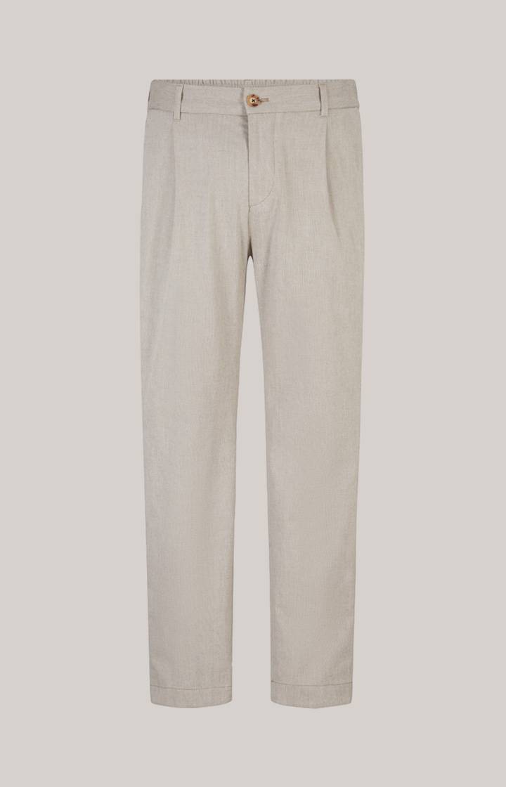 Joop Bundfaltenhose Lester in Beige Fabrikverkauf