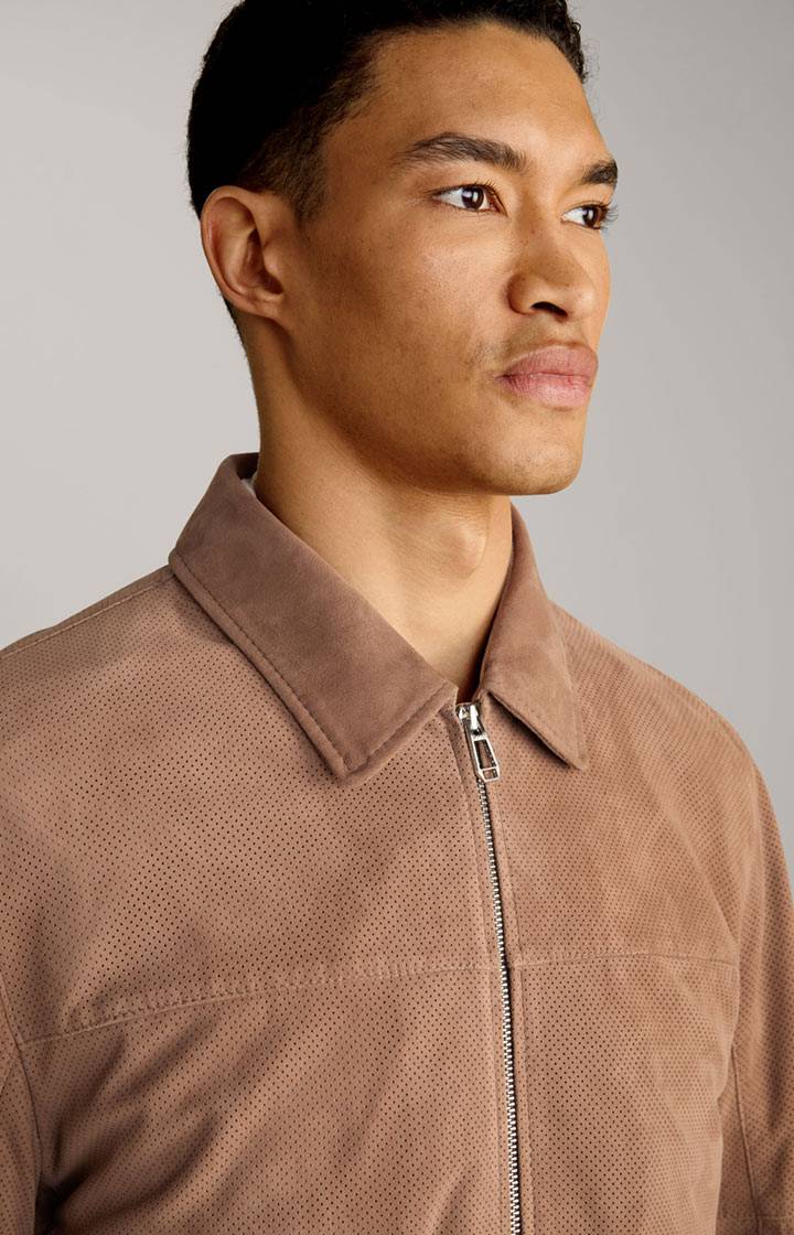 Joop Ziegenvelours-Lederjacke Laup in Hellbraun Kostenloser Versand