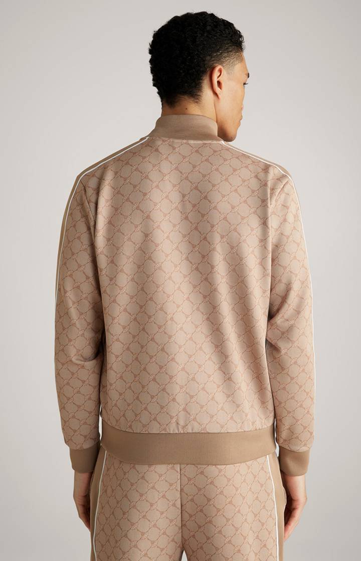 Joop Cornflower-Sweatjacke Tayfun in Beige gemustert Online Shopping