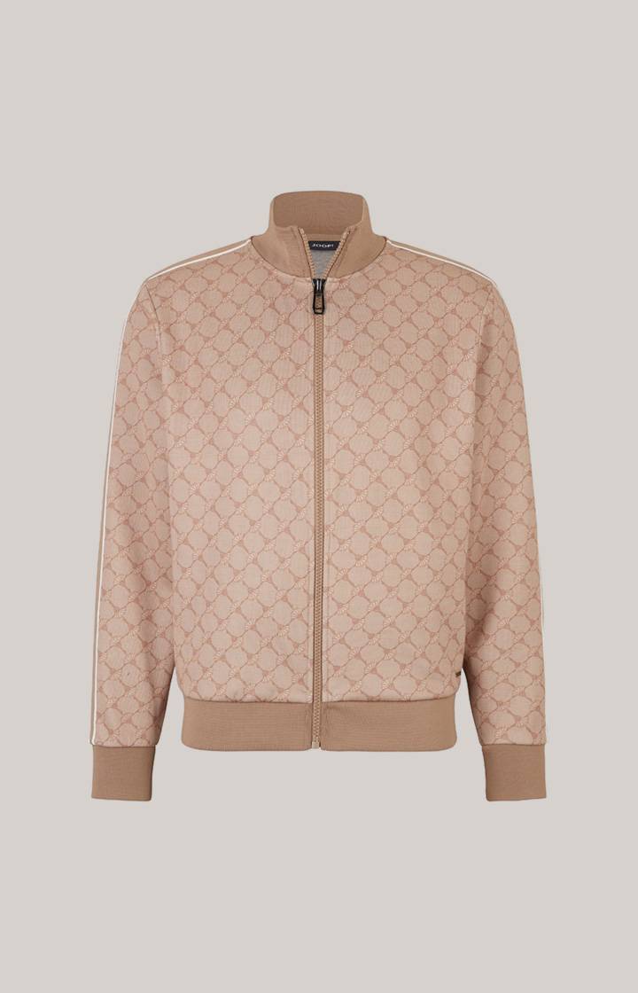 Joop Cornflower-Sweatjacke Tayfun in Beige gemustert Online Shopping
