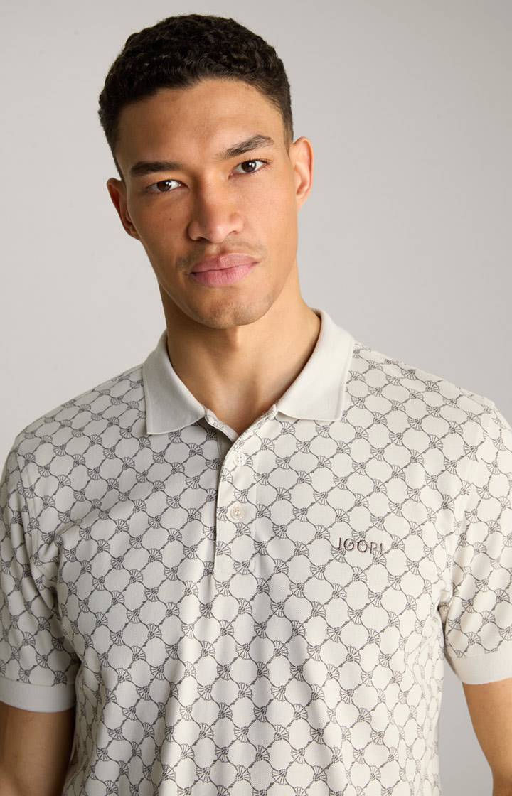 Joop Cornflower Poloshirt Paigam in Offwhite gemustert Black Friday