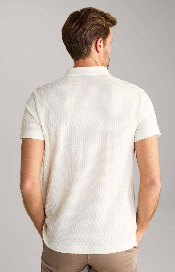Joop Poloshirt Boris in Creme strukturiert Weihnachtsangebot