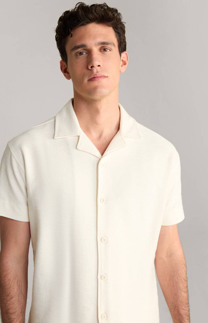 Joop Hemd Damian in Beige strukturiert Muttertagsangebot