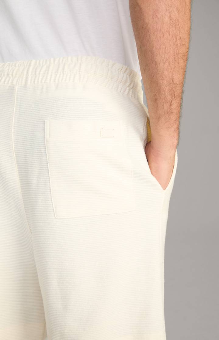 Joop Baumwoll-Shorts Damiano in Creme strukturiert Vatertagsangebot