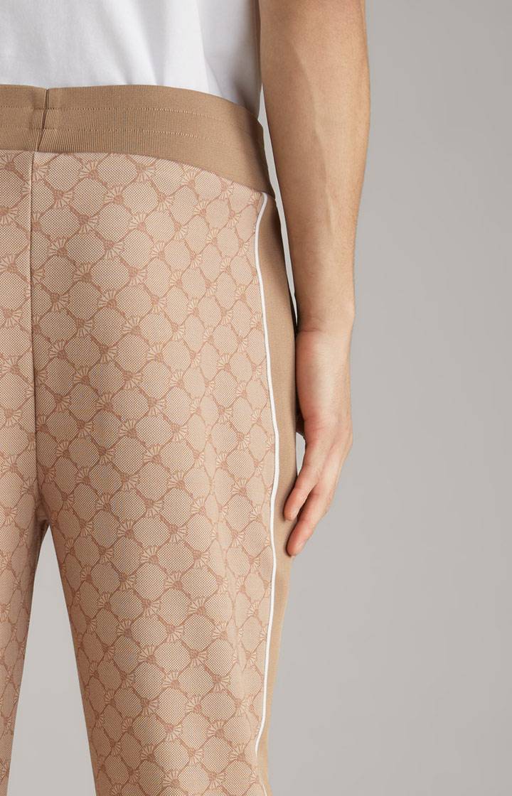 Joop Cornflower-Joggpants Taylan in Beige gemustert VIP-Rabatte