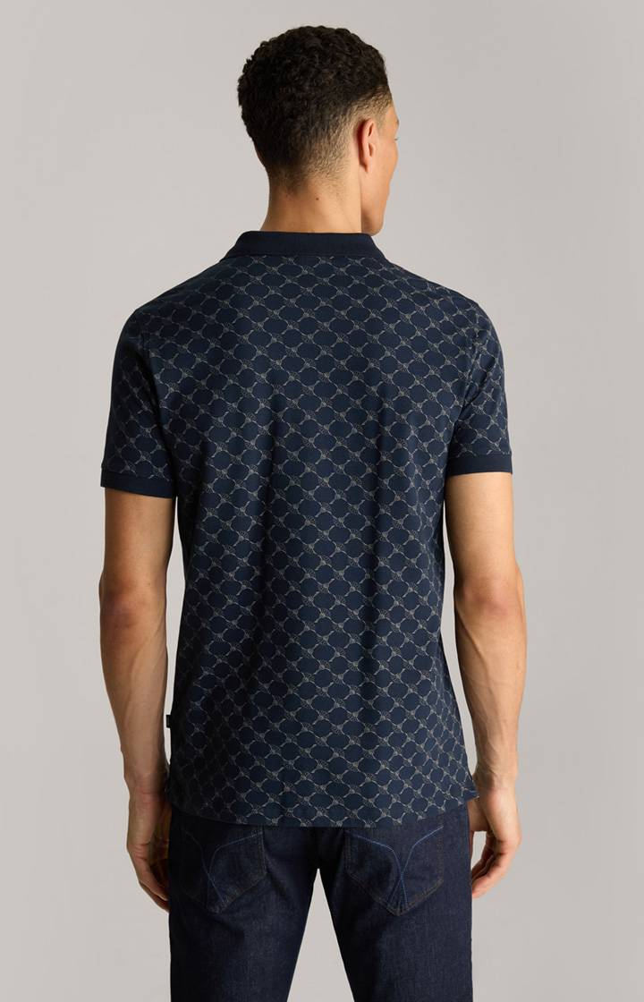 Joop Cornflower Poloshirt Paigam in Navy gemustert Tiefpreis