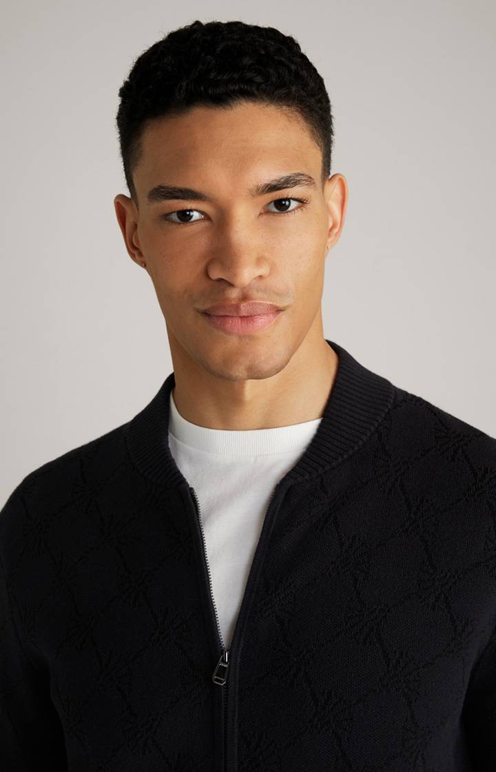 Joop Cornflower-Strickjacke Raveno in Schwarz gemustert Kostenlose Rückgabe